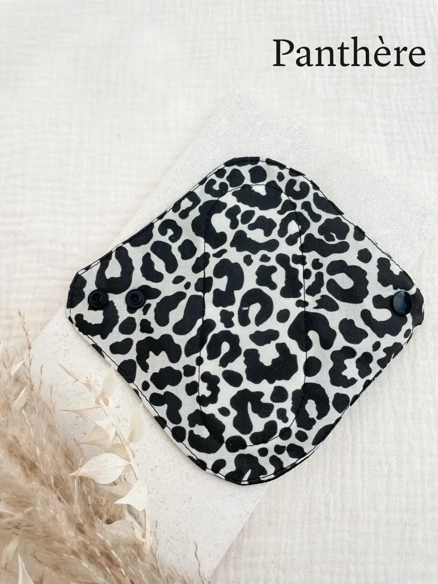 Protège-slip lavable en coton - Panthère
