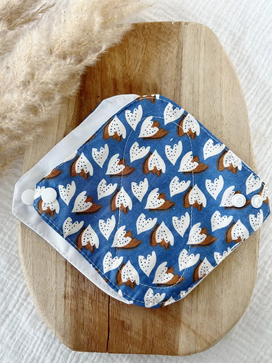Protège-slip lavable en coton - Plumes