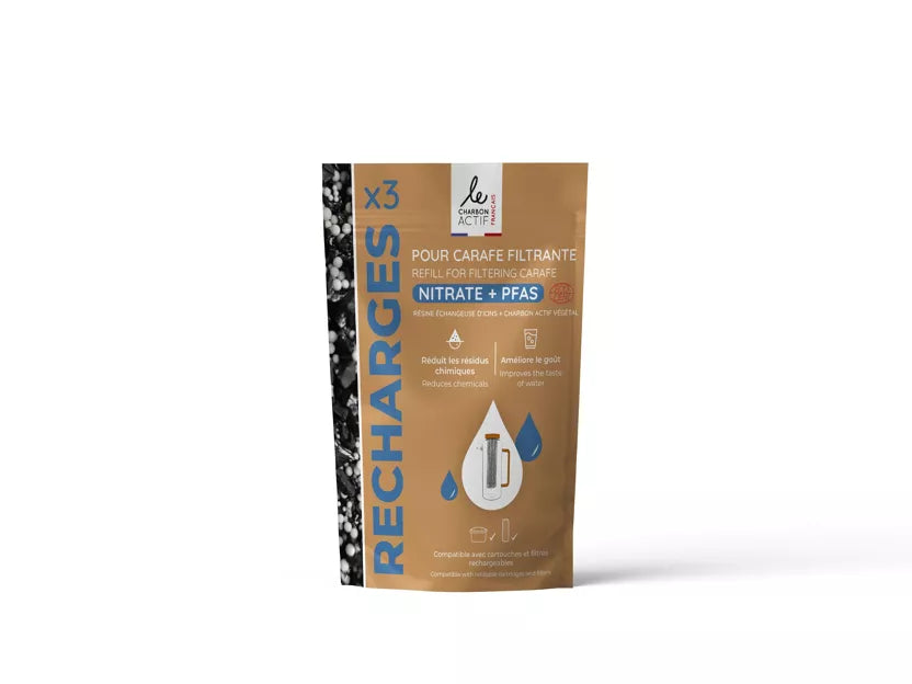 Recharge Cartouche filtrante pour carafe filtrante 3X75g - BIJIN - 1