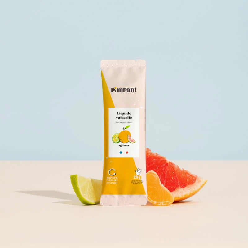 Recharge de liquide vaisselle - Pimpant - Agrumes