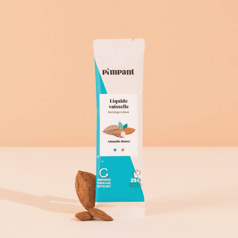 Recharge de liquide vaisselle - Pimpant - Amande