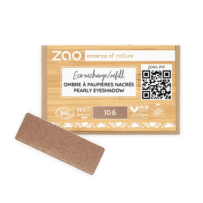 Recharges ombres à paupières - Zao Makeup - 106 Bronze