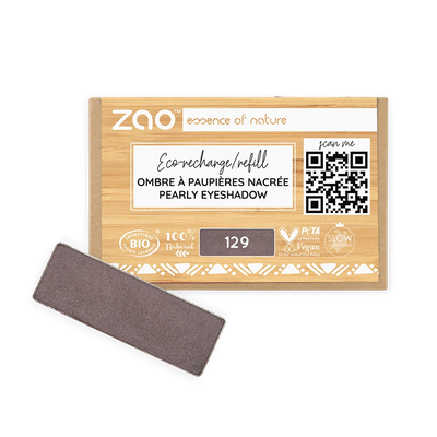 Recharges ombres à paupières - Zao Makeup - 129 Taupe