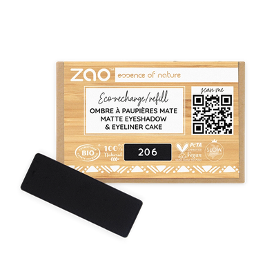 Recharges ombres à paupières - Zao Makeup - 206 Noir