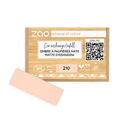 Recharges ombres à paupières - Zao Makeup - 210 Nude beige