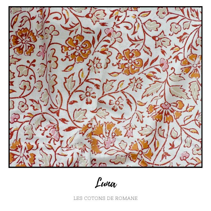 Rouleau de papier toilette lavable avec pressions (15 feuilles) - Luna