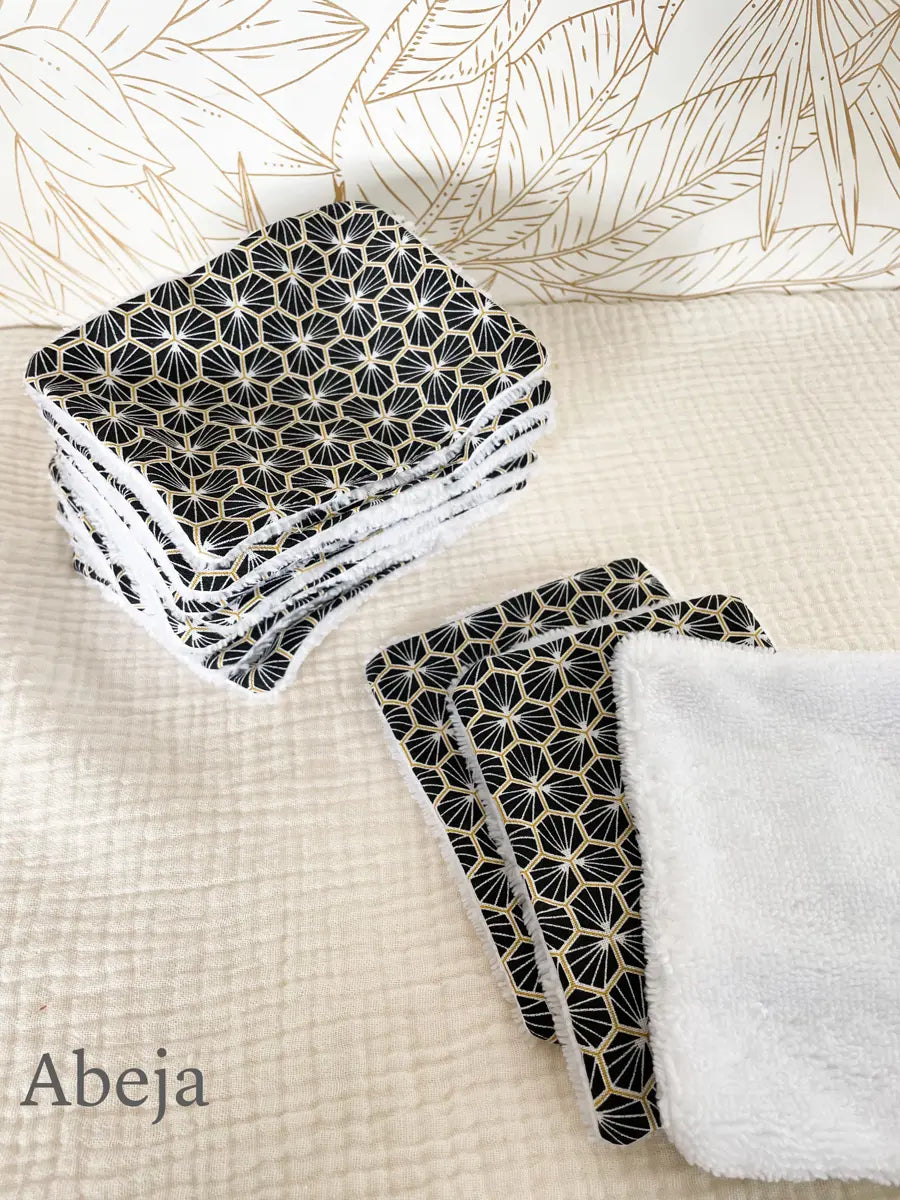 Papier toilette lavable (15 feuilles - sans pressions) - Abeja