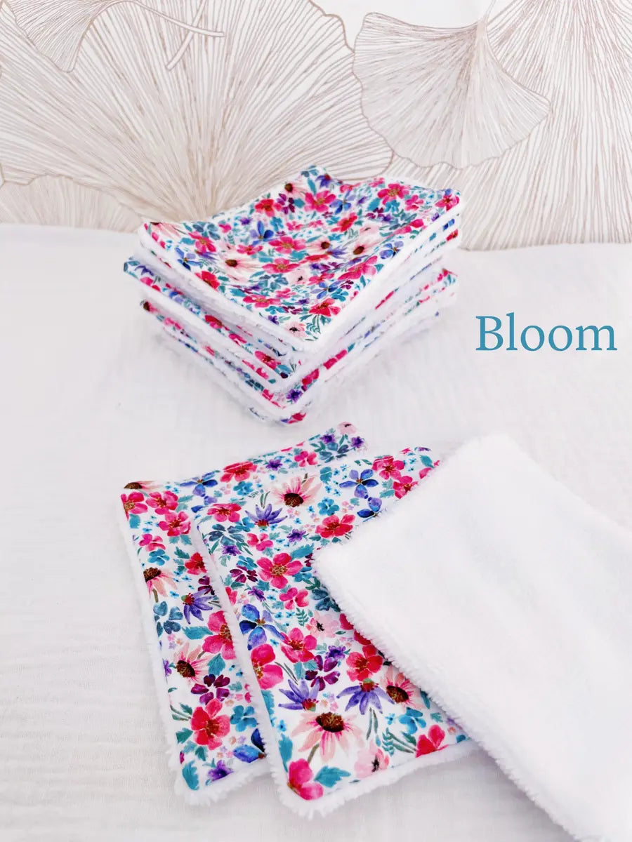 Papier toilette lavable (15 feuilles - sans pressions) - Bloom