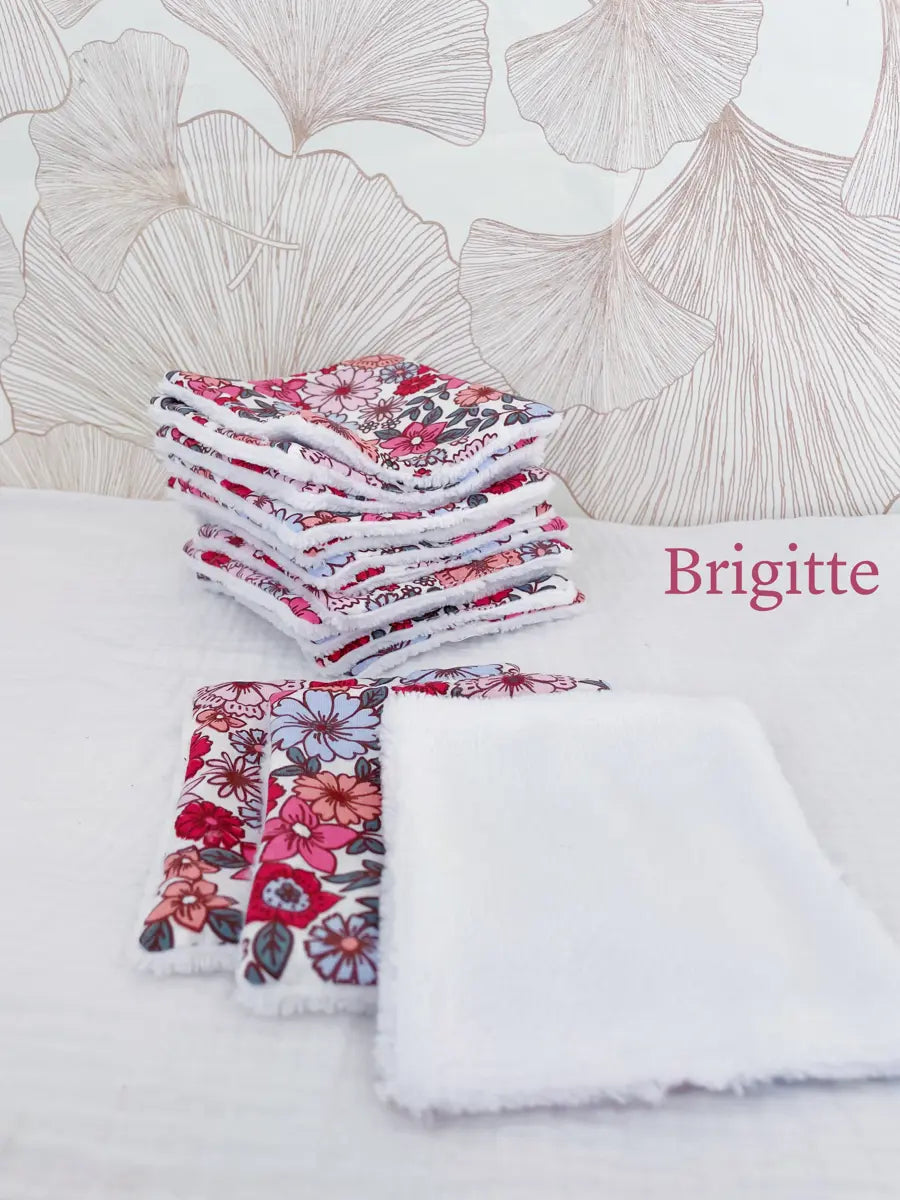 Papier toilette lavable (15 feuilles - sans pressions) - Brigitte