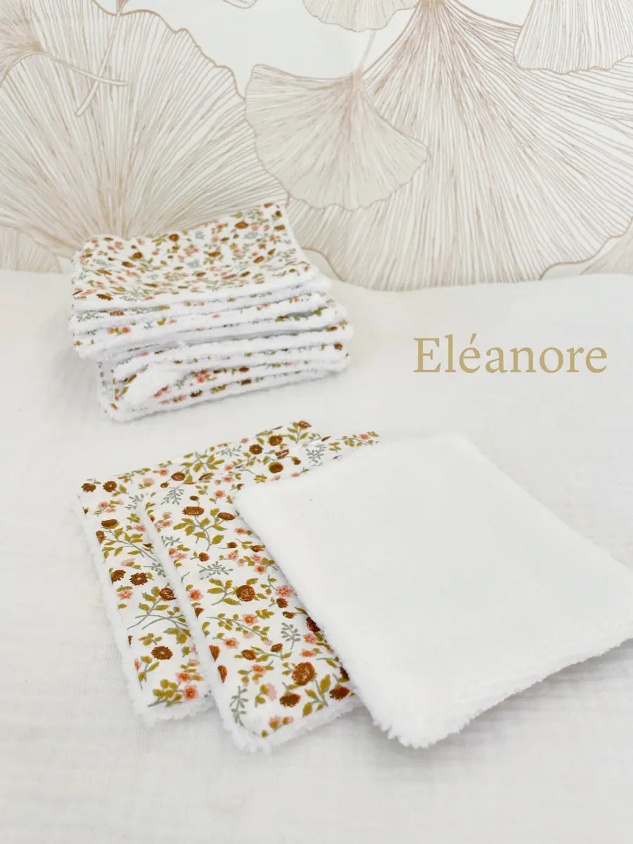 Papier toilette lavable (15 feuilles - sans pressions) - Eleanore