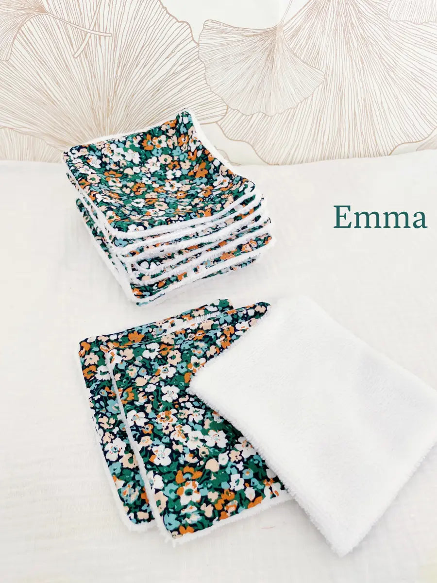 Papier toilette lavable (15 feuilles - sans pressions) - Emma