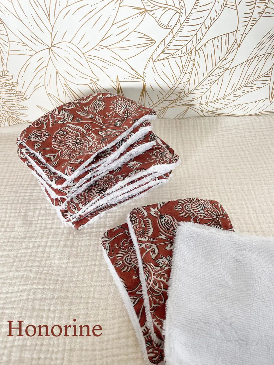 Papier toilette lavable (15 feuilles - sans pressions) - Honorine