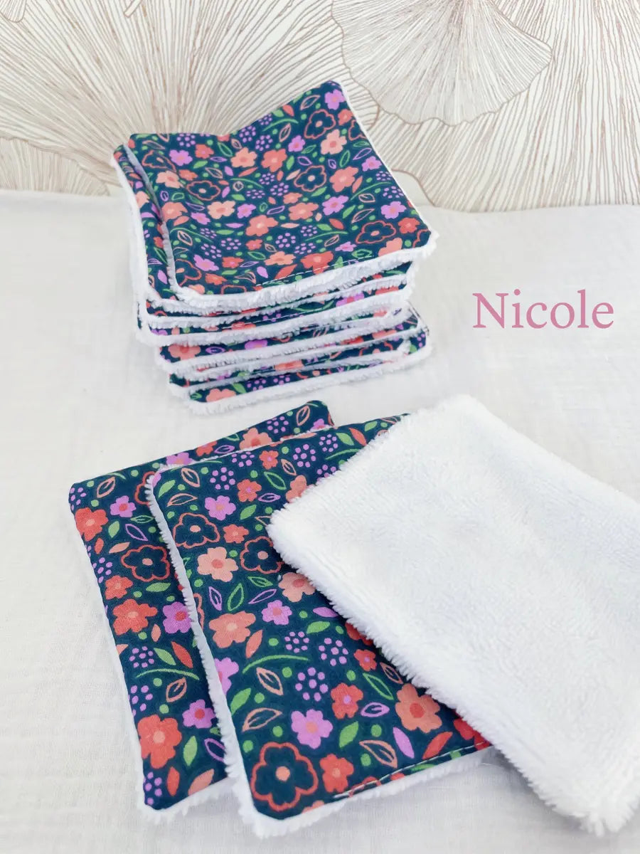 Papier toilette lavable (15 feuilles - sans pressions) - Nicole