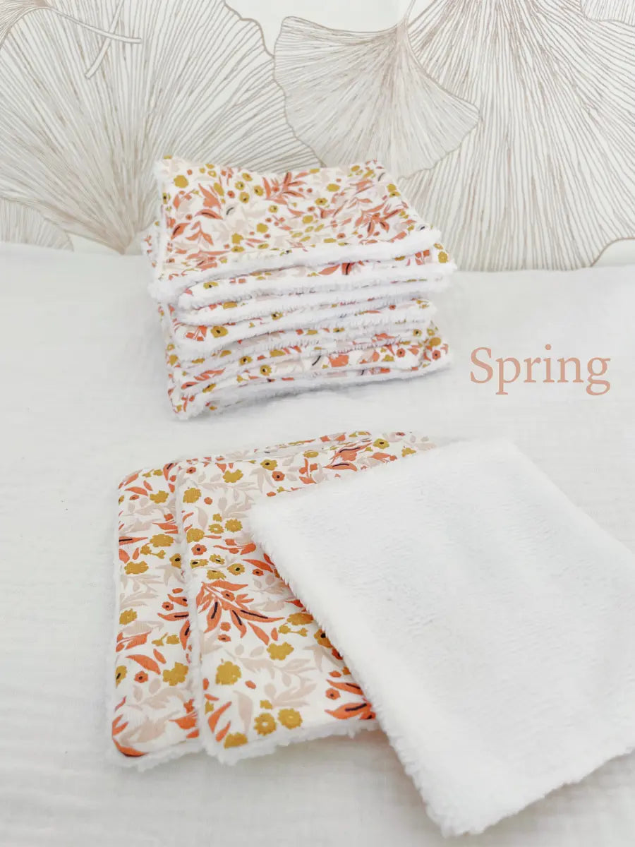 Papier toilette lavable (15 feuilles - sans pressions) - Spring
