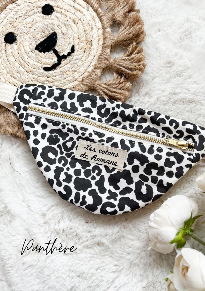 Sac banane enfants - Les cotons de Romane - Panthère