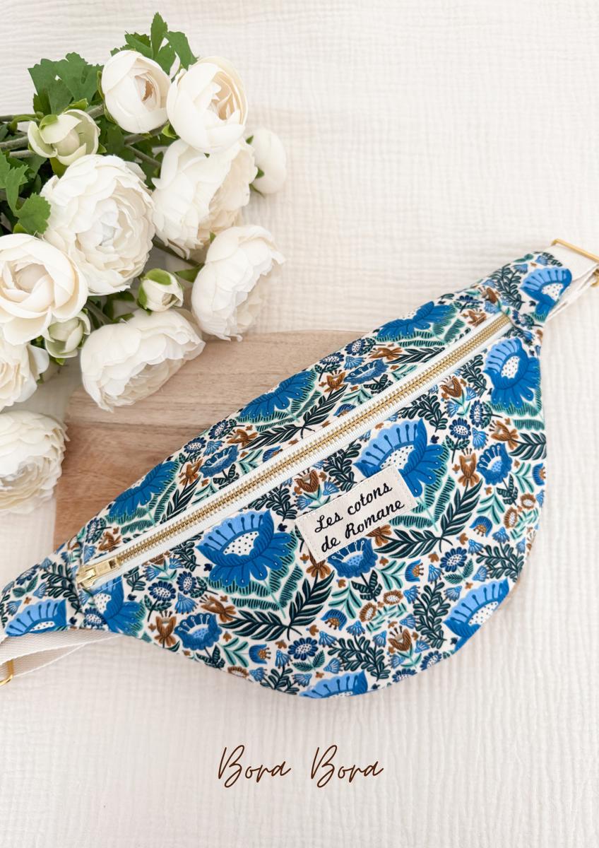 Sac banane - Les cotons de Romane - Bora Bora