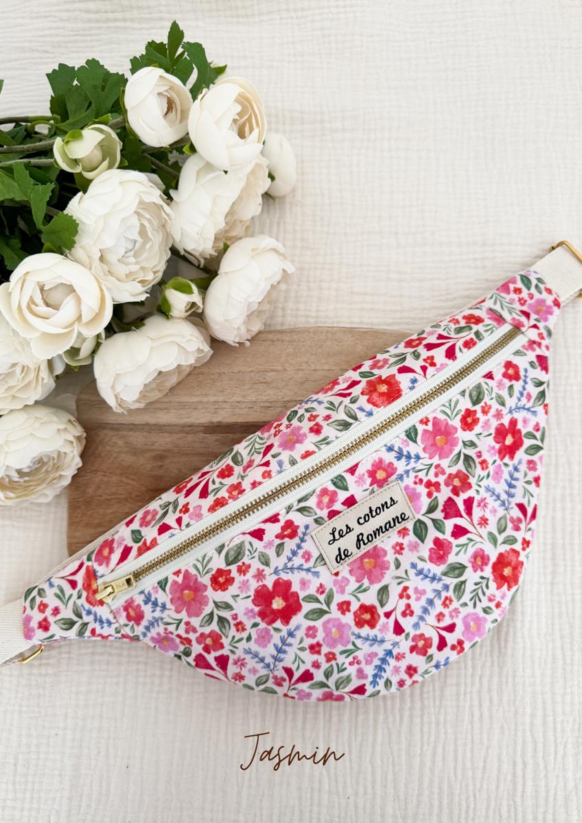 Sac banane - Les cotons de Romane - Jasmin