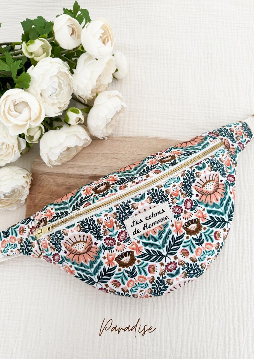 Sac banane - Les cotons de Romane - Paradise