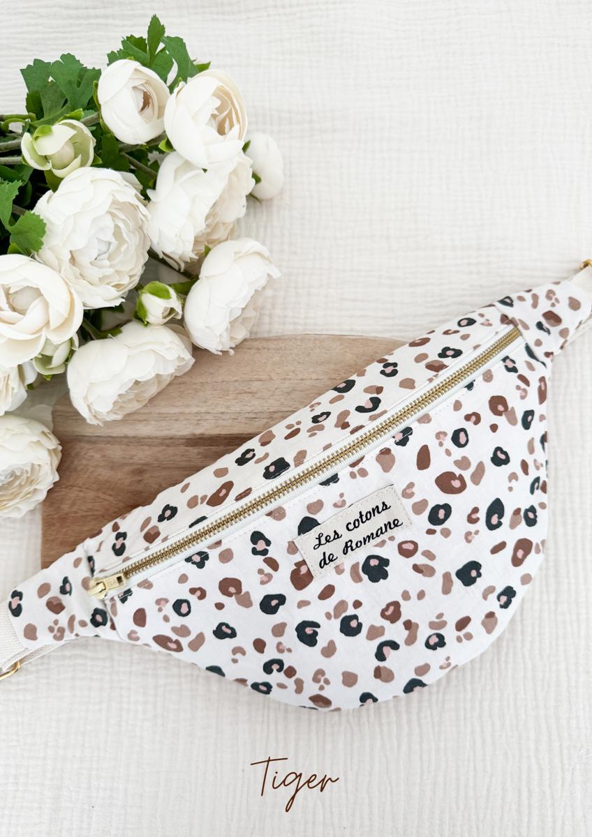 Sac banane - Les cotons de Romane - Tiger