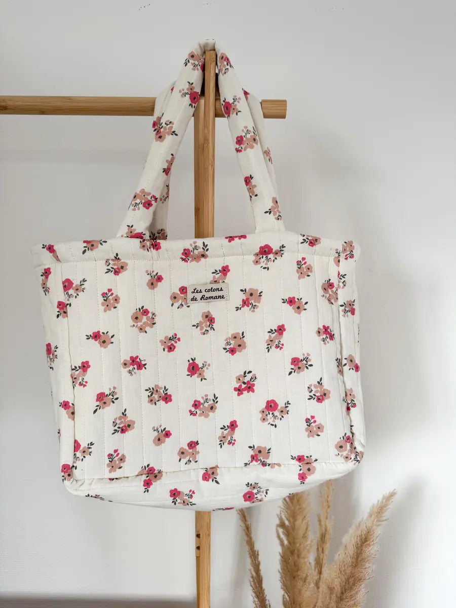 Sac cabas matelassé réversible - Les cotons de Romane - Mona