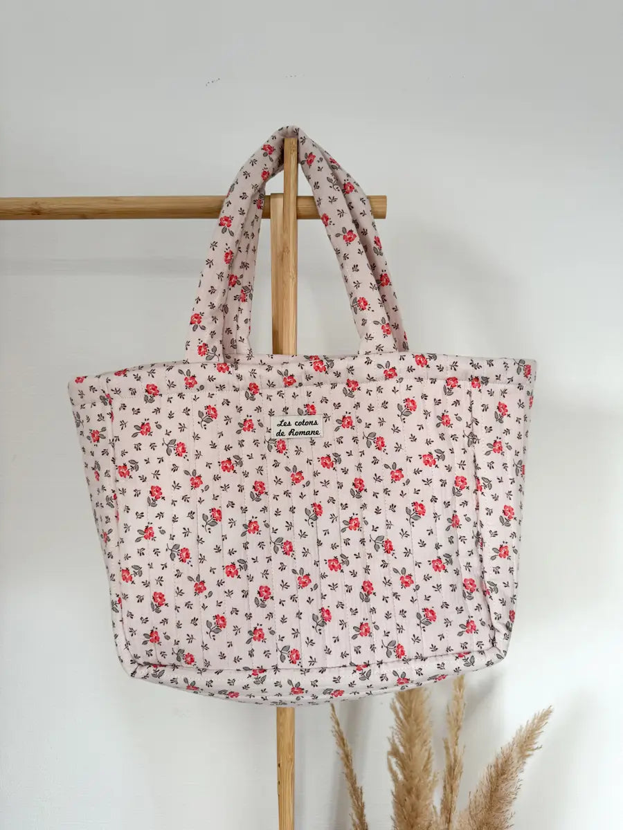 Sac cabas matelassé réversible - Les cotons de Romane - Sarah