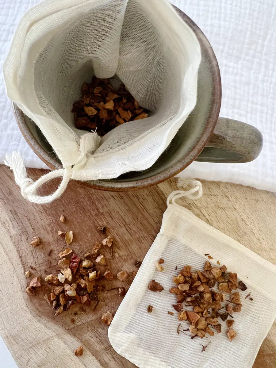 Sachet de thé en coton bio - 1