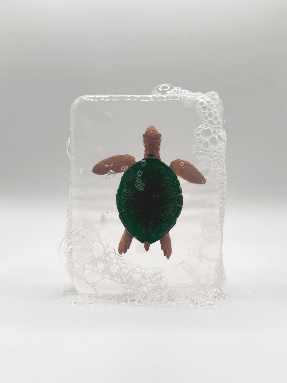 Savon avec figurines au choix (animaux, dinosaures, ...) - Tortue