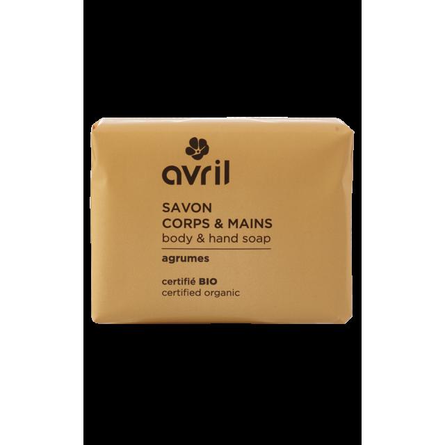 Savon corps et main bio - Avril - Agrumes