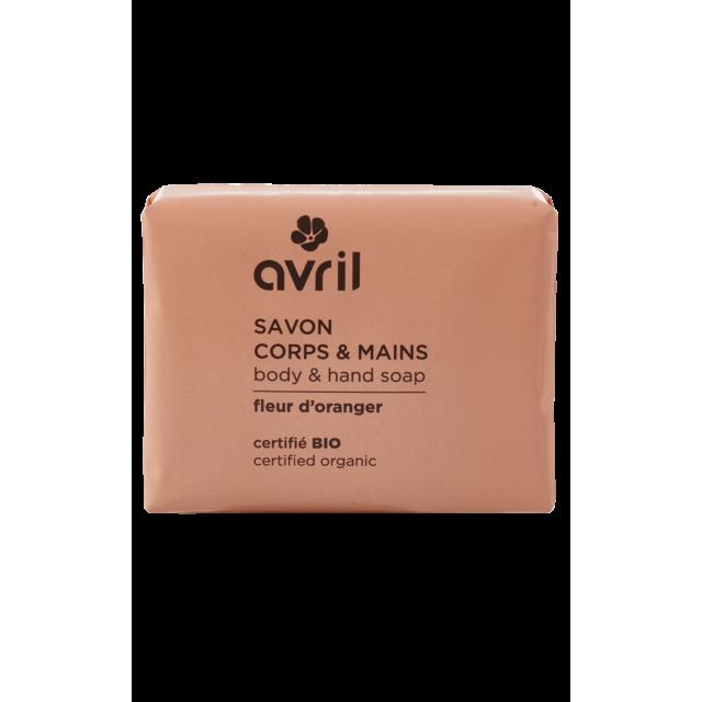Savon corps et main bio - Avril - Les cotons de Romane : Produits d'hygiène réutilisables et lavables