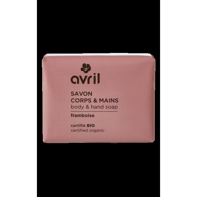 Savon corps et main bio - Avril - Framboise