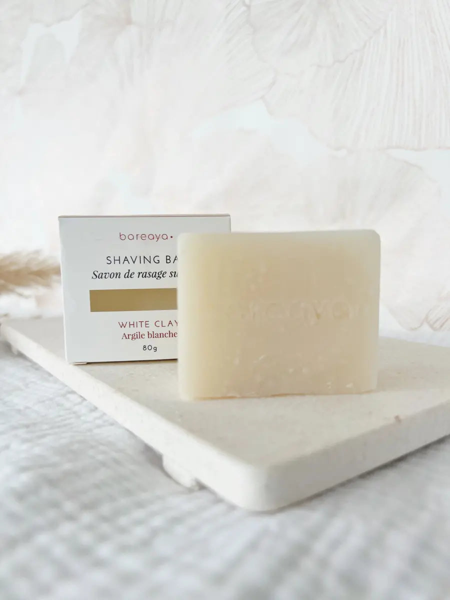 Savon de rasage surgras - Bareaya - Argile blanche (peaux sensibles)