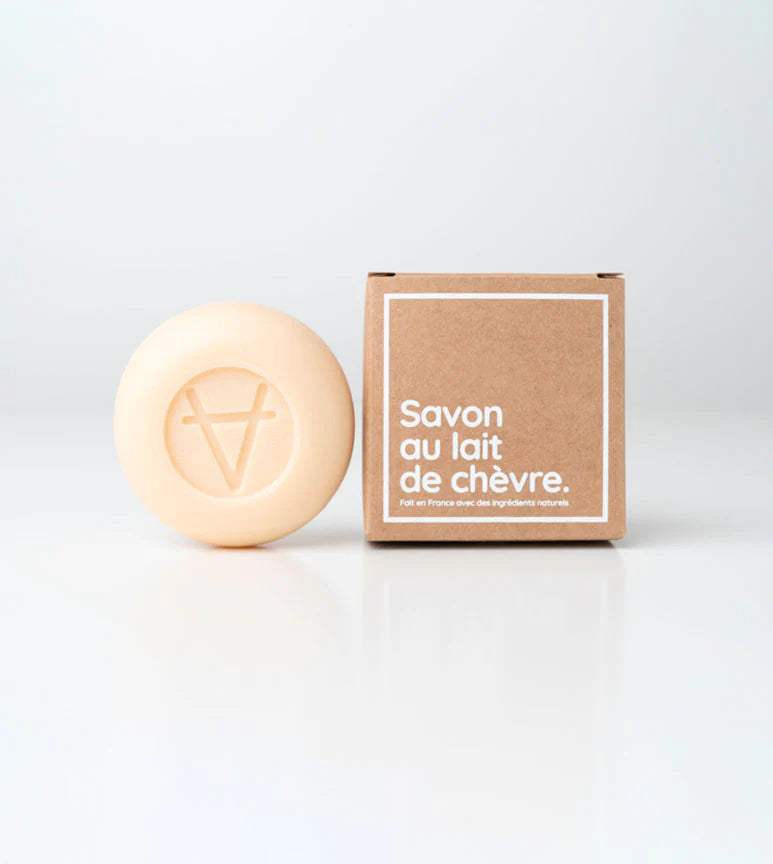 Savon lait de chèvre (visage et corps) - Soin Amalthée - Beurre de karité