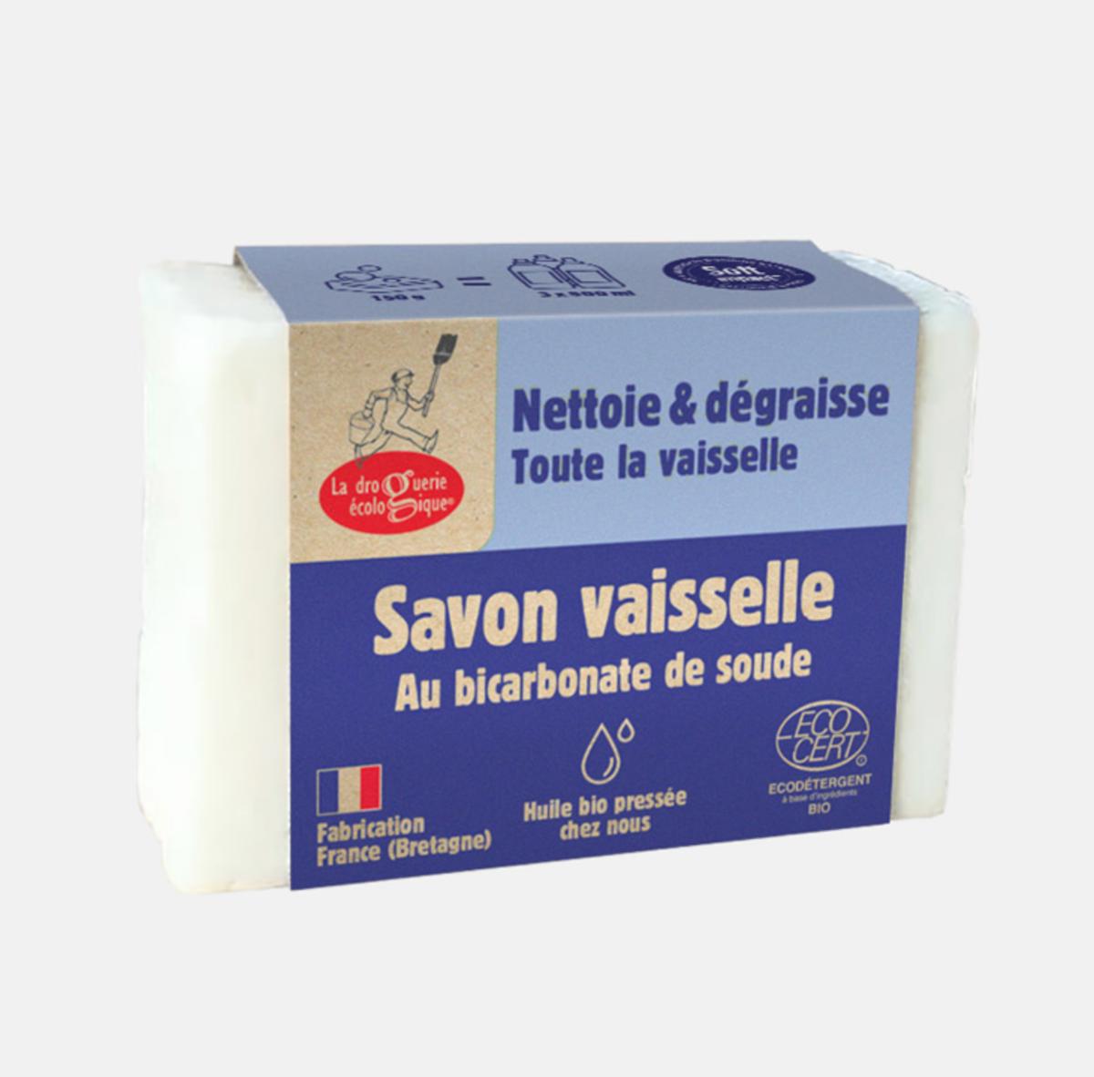 Savon vaisselle solide au bicarbonate de soude - Naturel