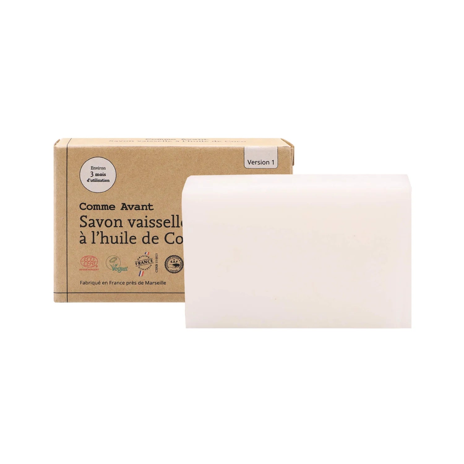 Savon vaisselle à l'huile de coco - Comme Avant - 1