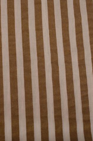 Seersucker Talia marron - 1