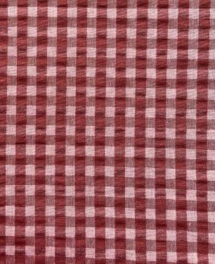 Seersucker vichy rose - 2