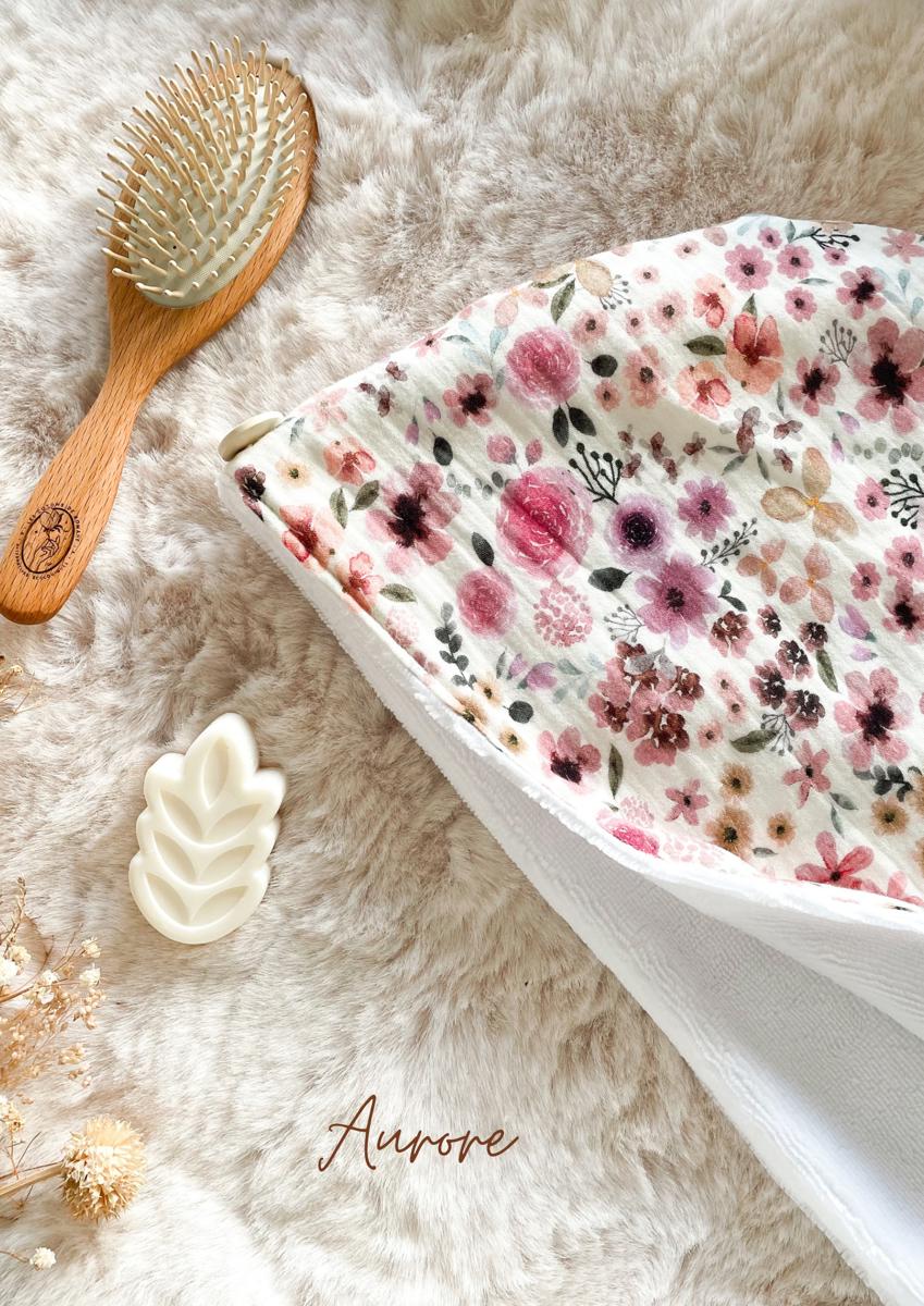 Serviette / turban pour cheveux - Aurore