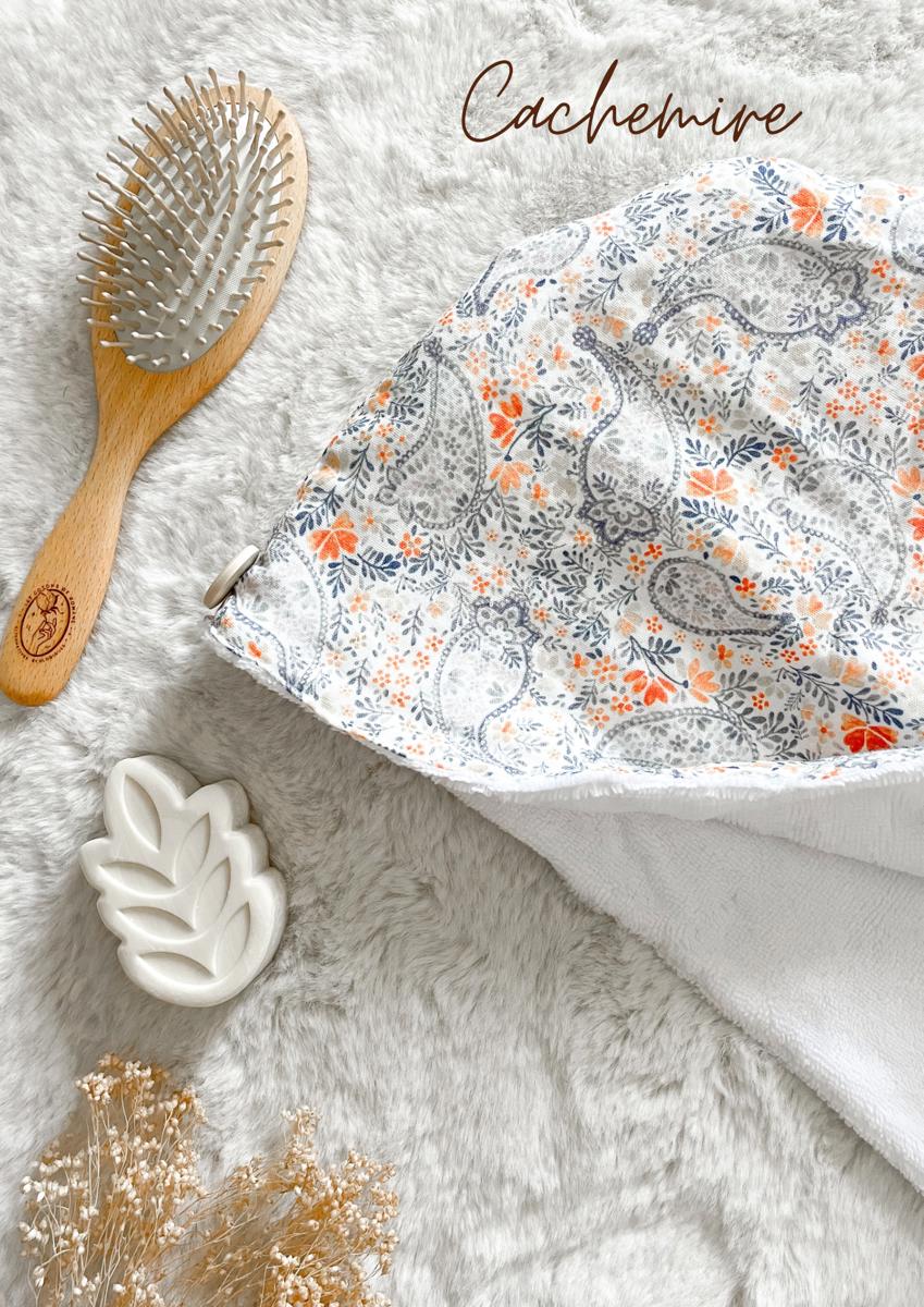 Serviette / turban pour cheveux - Cachemire