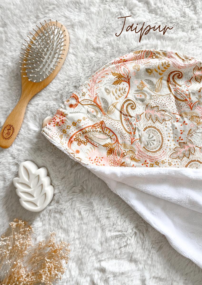 Serviette / turban pour cheveux - Jaipur