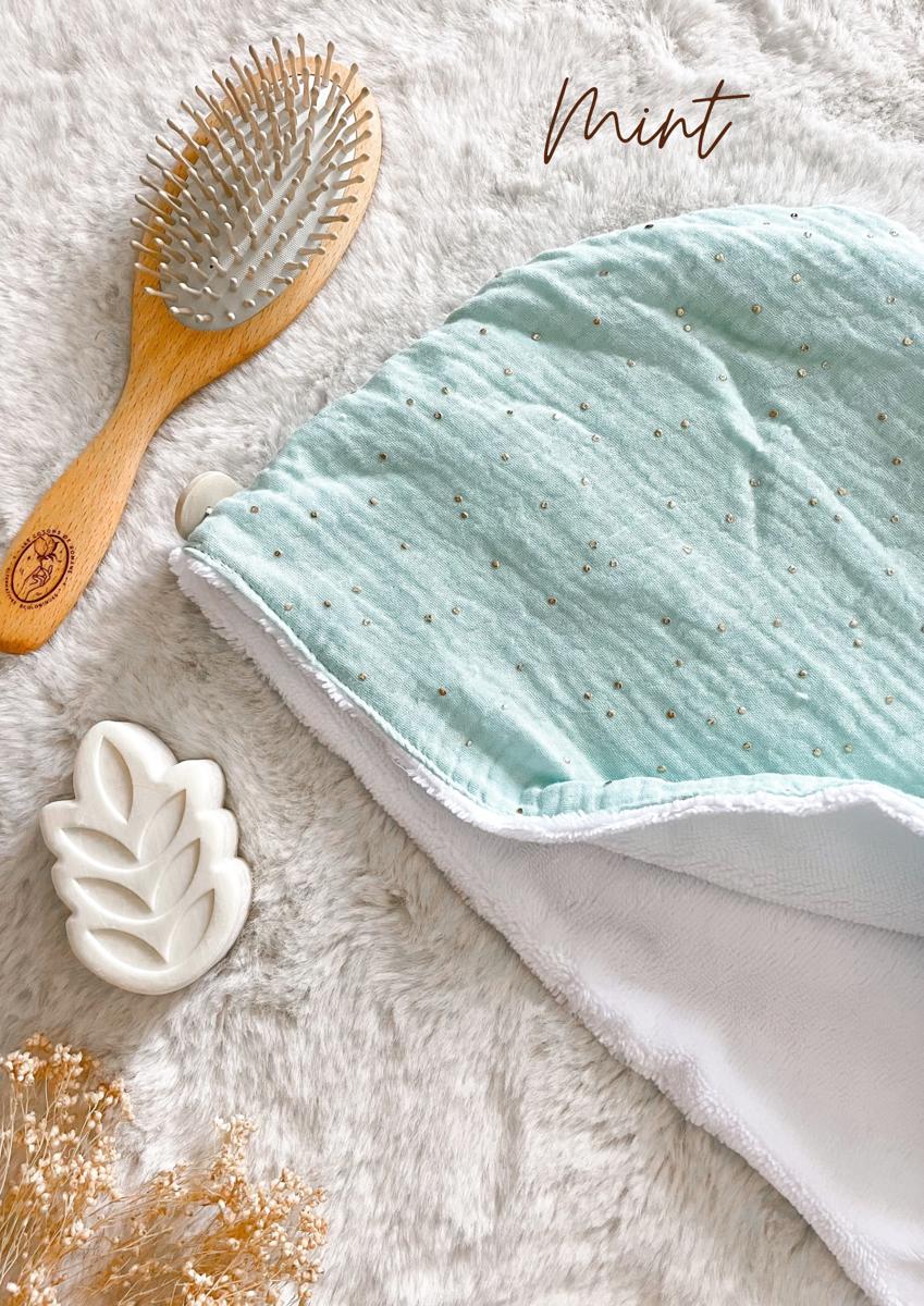 Serviette / turban pour cheveux - Mint