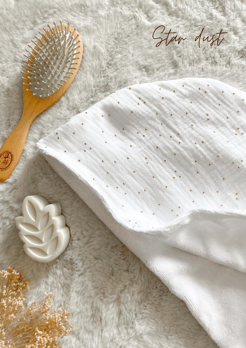 Serviette / turban pour cheveux - Star dust