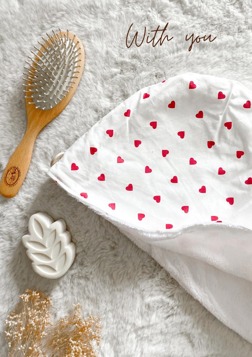 Serviette / turban pour cheveux - With you