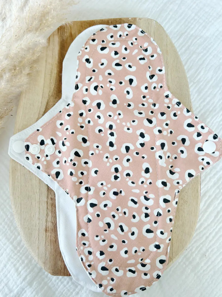 Serviette hygiénique lavable NUIT pour flux abondants - Leo