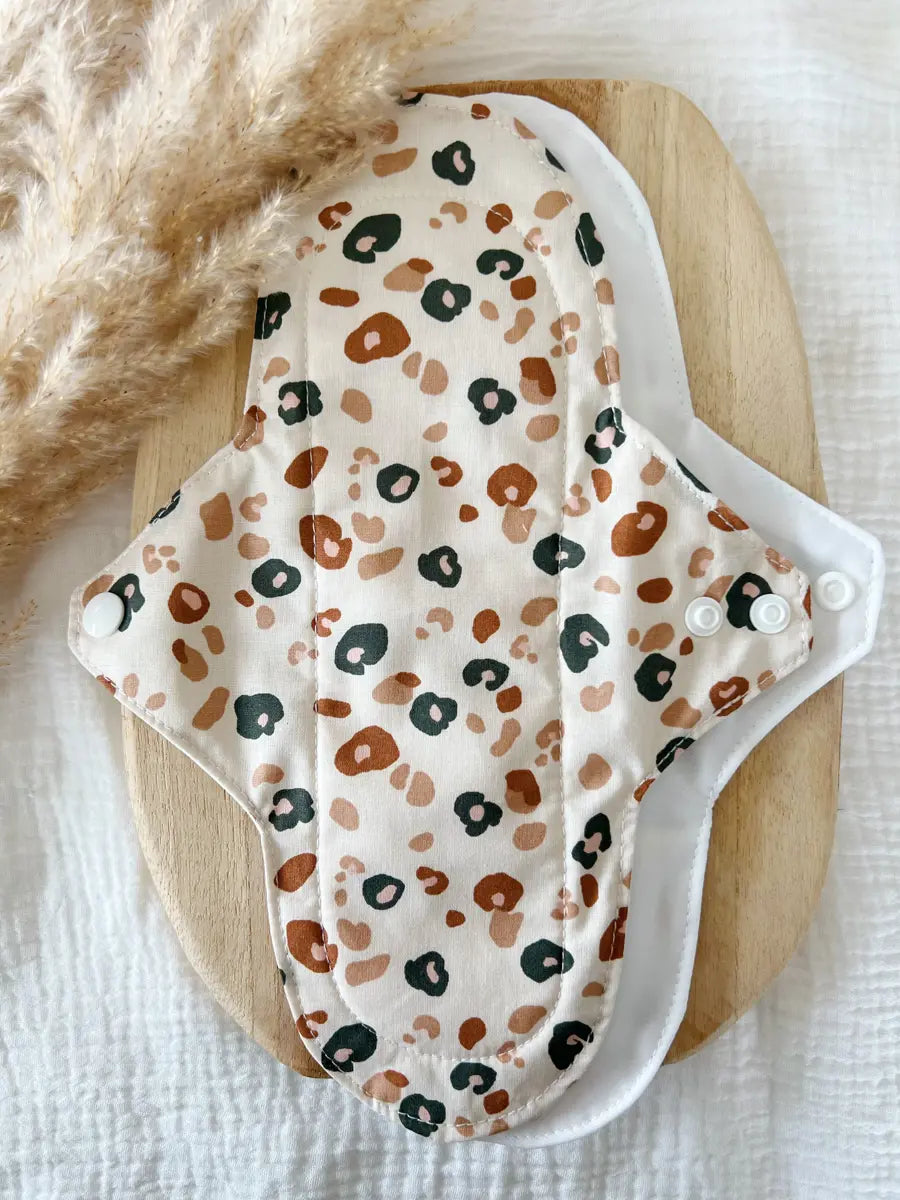 Serviette hygiénique lavable NUIT pour flux abondants - Tiger