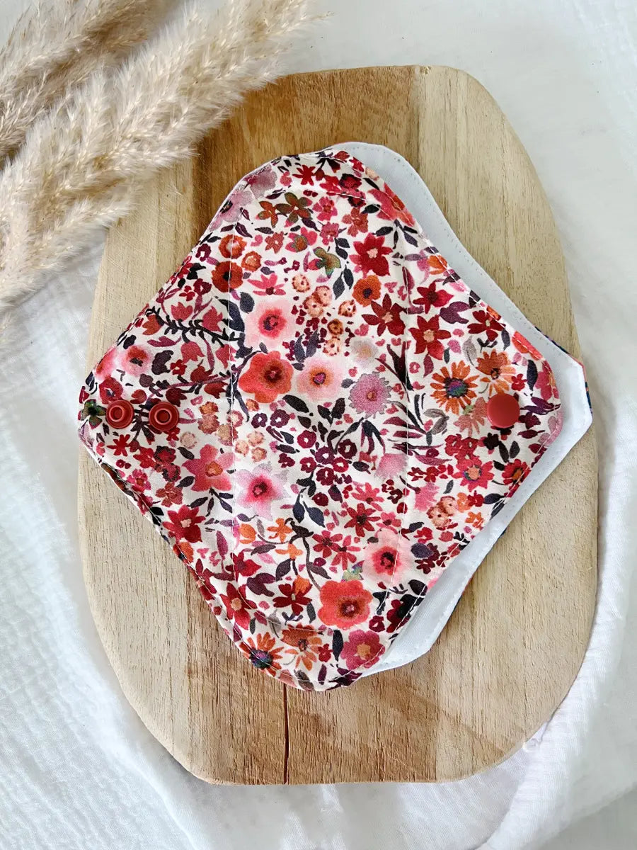 Serviette lavable flux MOYEN – Serviette hygiénique de jour - Alexia