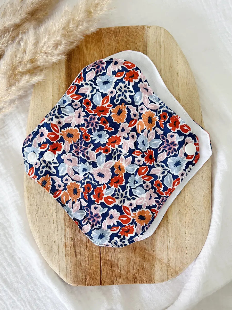 Serviette lavable flux MOYEN – Serviette hygiénique de jour - Suzanne