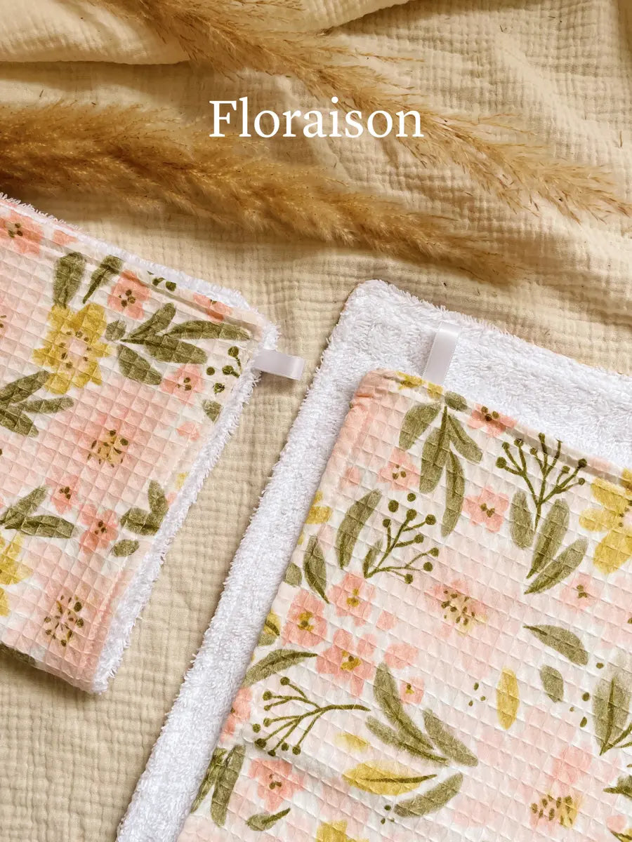 Essuie-mains de cuisine réutilisable - Floraison