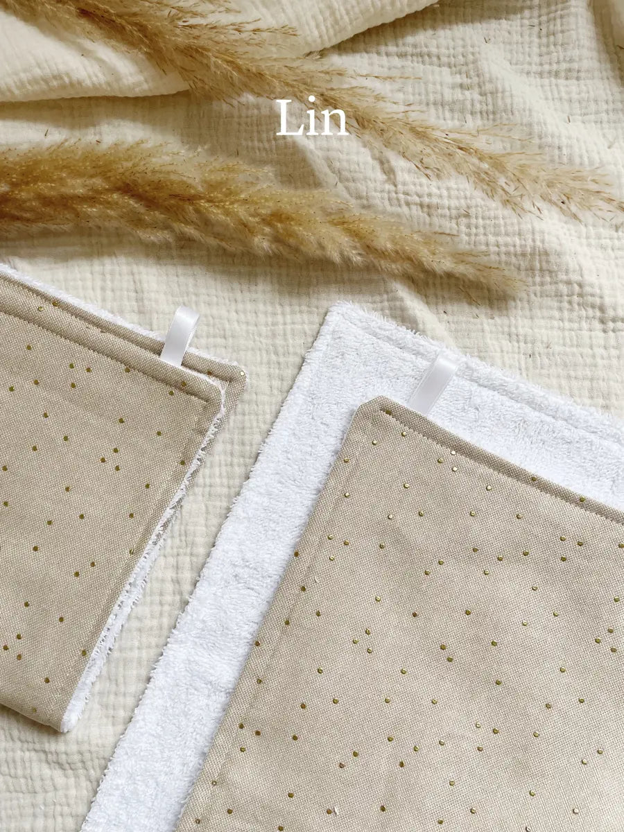 Essuie-mains de cuisine réutilisable - Lin