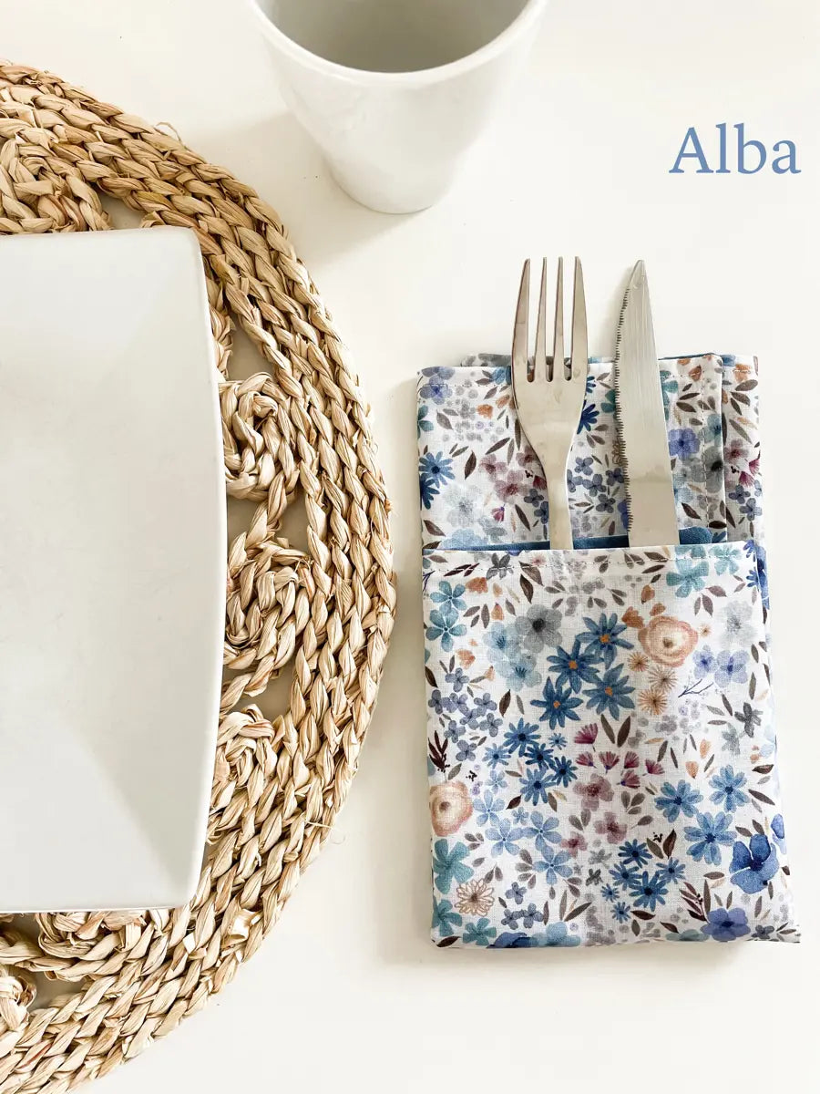 Serviettes de table (lot de 4 serviettes) - Alba