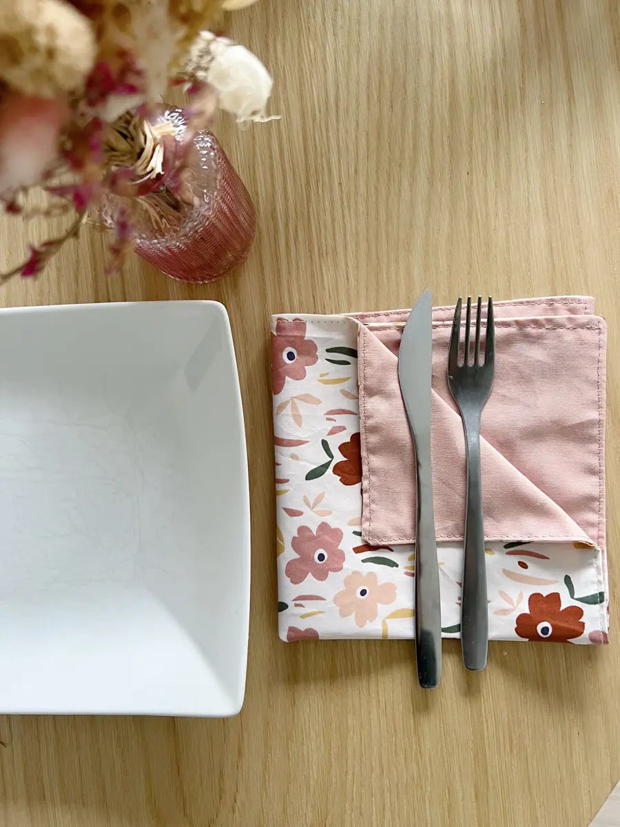 Serviettes de table (lot de 4 serviettes) - Aquarelle